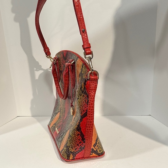 Brahmin Multicolor Snake Print Handbag - Picture 3 of 7